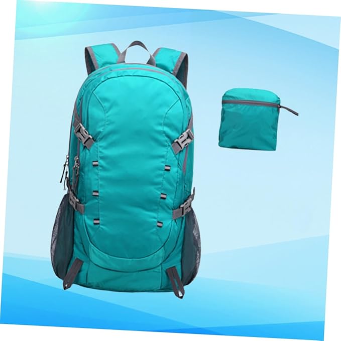 Mountain Climbing Backpack Portable Outdoor Folding Bag Spacious Storage for Hiking Cycling and Travel Random Color Lightweight Breathable and Stylish Design