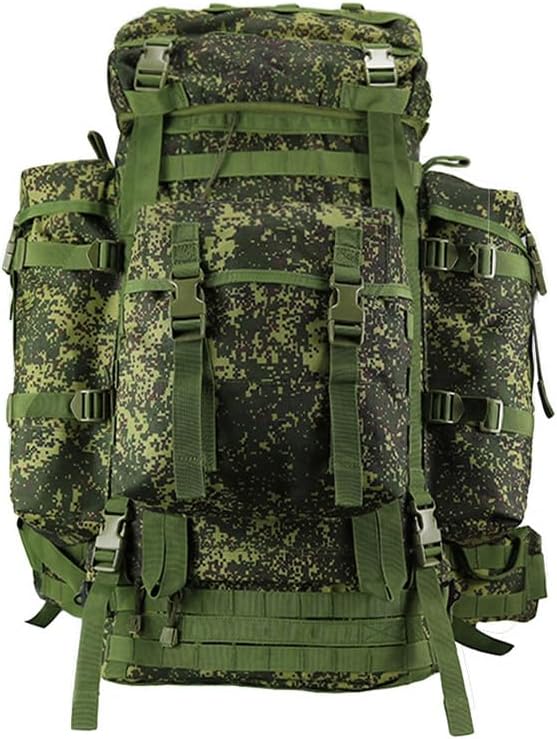 Tactical Backpack Military Molle Hiking 80L Travel outdoor tactical mountaineering camouflage