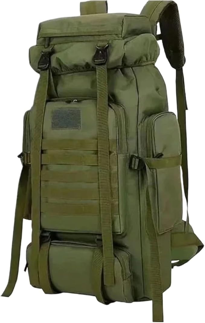 Compatible For 80L/100L Mountaineering Bag Climb Tactical Backpacks Large Backpack Outdoors Hiking(Green(80L))