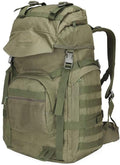 Outdoor Sports Pack Hiking Bag Tactical Rucksack Camo Knapsack Combat Camouflage Tactical Molle 50L Backpack - Green
