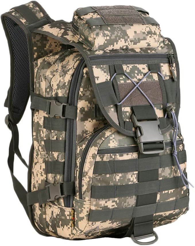 UNISTRENGH 40L Tactical Military Molle Backpack Water&ampAbrasion Resistant Trekking Bag for Outdoor Traveling Mountaineering Hunting (ACU Digtial)