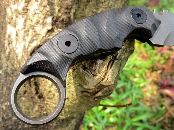 Ccanku C1691 Fixed Blade Knife D2 Steel G10 Handle 4 InchesOutdoor Claw KnifeCamping EDC Tools Kydex Sheaths … …