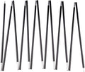 Aluminum Tent Poles Replacement Black Pre-Assembled Tent Pole 7001 T6 Heated Camping Tent Rod