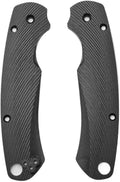 1 Pair Custom G10 Scales Handle Fits for C81 DIY Making Replacement Accessory(Black)