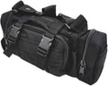 DLP Tactical Compact Range Bag/MOLLE Compatible EDC Bug Out Bag/Waist Pack (Black)