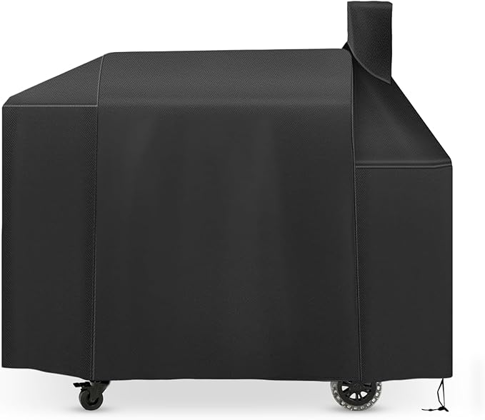 Grill Cover for Pit Boss Pro Series 1600Competition Series 1600Elite Series 1600PB1600CSPB1600PS2PB1600PSETitan 1600CS Pellet Smoker GrillHeavy Duty 600D Waterproof Pitboss Smoker CoverBlack