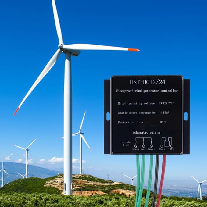 1500W-4500W Wind Turbine MPPT Charge Controller 12V 24V Auto 48V MPPT Wind Wind Controller for Lithium Battery Solar Panels Or Wind Generator