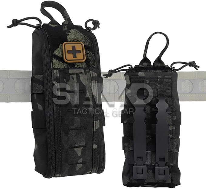 Quick Release Tactical MOLLE IFAK PouchMedical Emergency Airsoft First Aid Kits/EMT BagFor Outdoor Sport Hunting Airsoft