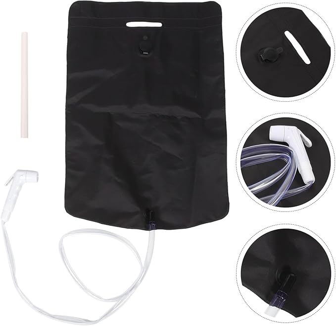 Toddmomy Portable Camping Shower Bag Outdoor Shower Foldable PVC Water Storage Bag Lightweight for Hiking and Travel