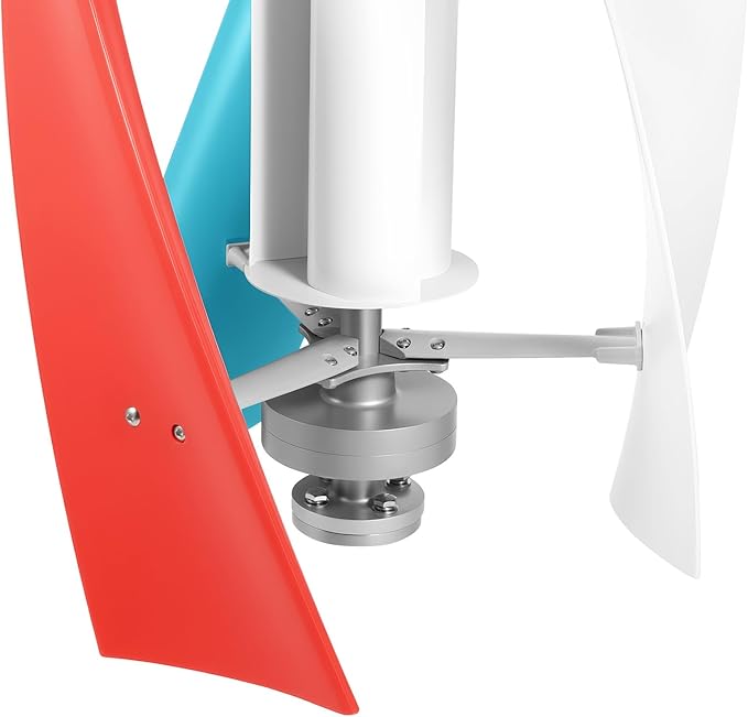 Wind Turbine 400w Vertical Axis Wind Generator with Controller for Boats Cabins Mobile Houses 12V