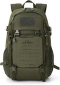 Outdoor Tactical Climbing Backpack Large Storage Molle Hiking Trekking Camping Cycling Bag Portable Sports Luggage Rucksack(Military Green)