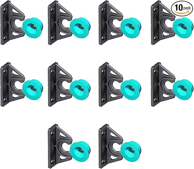 Button Fix Type 2 Bracket Marker Connecting 90 Degree Panels with New Upgraded Button (10 Sets)
