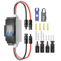 Solar Panel Disconnect Switch cnaodun 63Amp DC 1000V Miniature Circuit Breaker PV Disconnect Switch Breaker Box with IP65 Waterproof UV-Proof Box