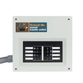 50 Amp Manual Transfer Switch Kit Indoor Pre-Wired 10-Circuit Selector - Replacement for Generac 9854 - Compatible with XG10000E XP10000E GP15000E GP17500E Portable Generators