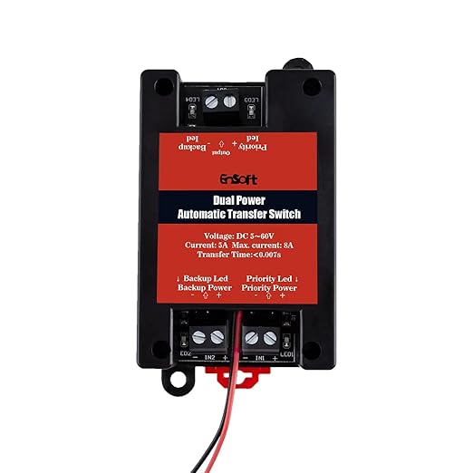 DC 5-60V Dual Power Automatic Tranfer SwitchTwo Ways Without Power Outage 0.007S High Speed ATS