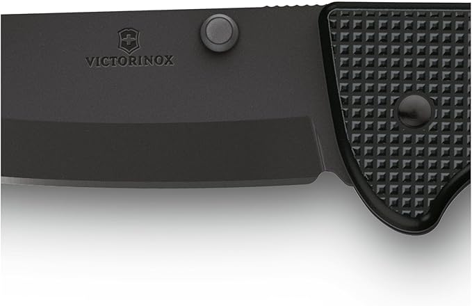 Victorinox Evoke Swiss Army Knife Featuring a Foldable Blade with Thumb Stud and Lockback Mechanism