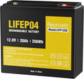 12V 20Ah Deep Cycle LiFePO4 Battery12 volt lithium phosphate battery for CampingFish Finder Scooter Security System Ride on Toys Automotive Replacement BatteriesUPS etc Rechargeable Lit