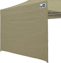 Eurmax USA 10x10 Pop Up Canopy SunWall-UV Protection for TentsBlocks Sunlight&ampWindWater Resistant Side Wall OnlyEasy Hook &amp Loop InstallationFit for 10FT Straight Leg Shelters&ampGazeboK