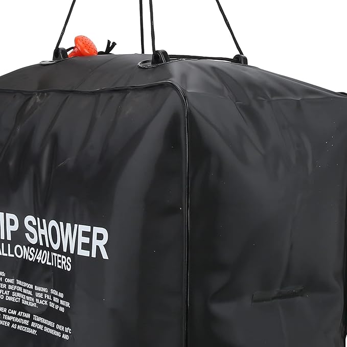 40L Solar Shower oor Cam Shower Solar Heated with Head 10 Gns L Capacity for Hiking Travel Beach Made of
