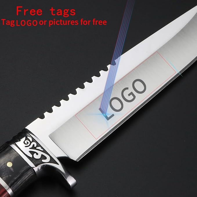 Tactical Folding Knife 4in Stainless Steel Mirror Blade Rosewood Handle EDC Knife with Safety Liner-Lock Hand-blocking Design