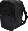 Genérico Compatible For 500D Tactical Flatpack D3 Backpack Hydration Carrier Expansible Pouch Multipurpose(BK)