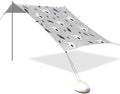 Beach Canopy with Windproof Ropes &amp Sandbags Beach Tent Sun Shade Sun Shelter for Camping Trips Fishing Backyard Fun or Picnics Koalas