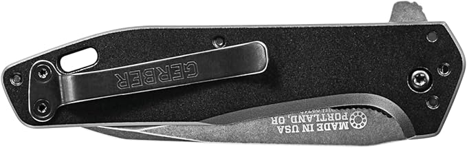 Gerber Fastball Flipper Knife 3 S30V Black Oxide Wharncliffe Blade