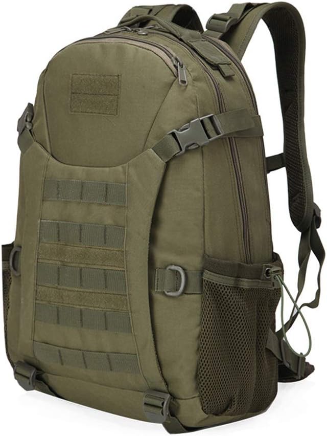 Outdoor Sports Pack Hiking Bag Tactical Rucksack Camo Knapsack Combat Camouflage Tactical Molle 30L Backpack - Green