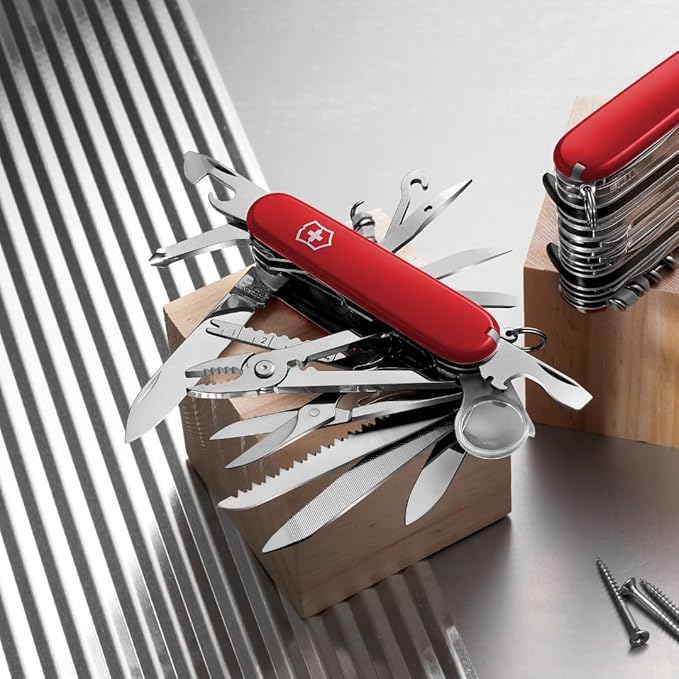 Victorinox Swiss Champ XXL 73 Function Large Pocket Knife Red