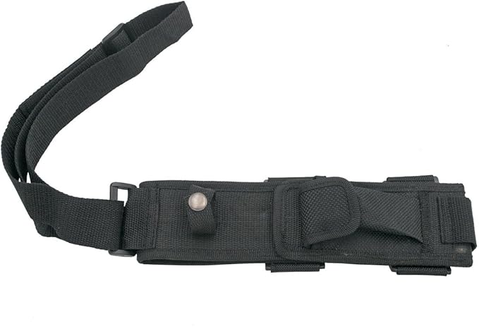 THIRD Tactical Fidex Blade Knife 14307 with 420 Steel Blade 15.8 cm in Black G10 Black Handle Nylon Sheath