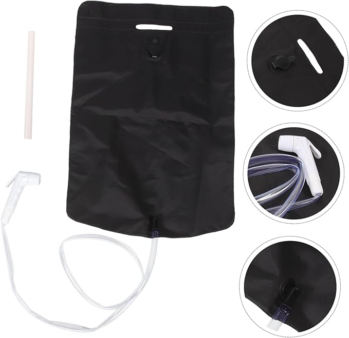 LIOOBO Lightweight Outdoor Shower Camping Bag Portable Shower for Camping Hiking and to Use and Store