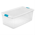 LoKii Clear Latching Storage Box - 106 Quart