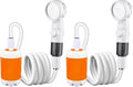 2PCS Cordless Water Sprayer Built in Battery Powerful Nozzel for Outdoor Showering Garden &amp Travel Use Travel Shower