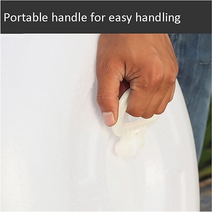 Water Tank Plastics Water Container with Screw Cap Ultralight Portable Waterbucket Camping Water Storage Carrier Jug Outdoor Water Storage for Camping Hiking(25L)