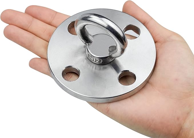 Heavy Duty Swing Hanger Hooks Stainless Steel Swing Set Accessories 360° Swivel Wall Ceiling Mount Bracket with Screw Bearable 500kg for Yoga Hammock Chair Sandbag Swing Sets