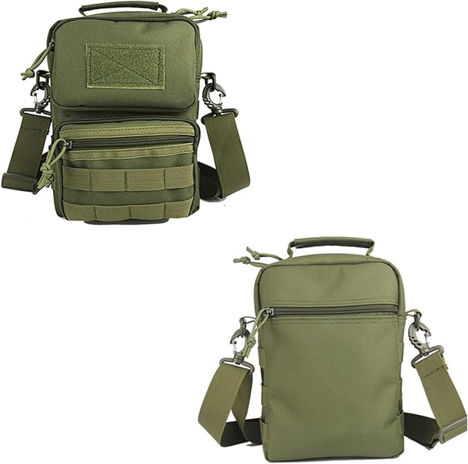 6L Military Camouflage Crossbody Pack Water Proof Tactical One Strap Small Bag with Detachable Strap