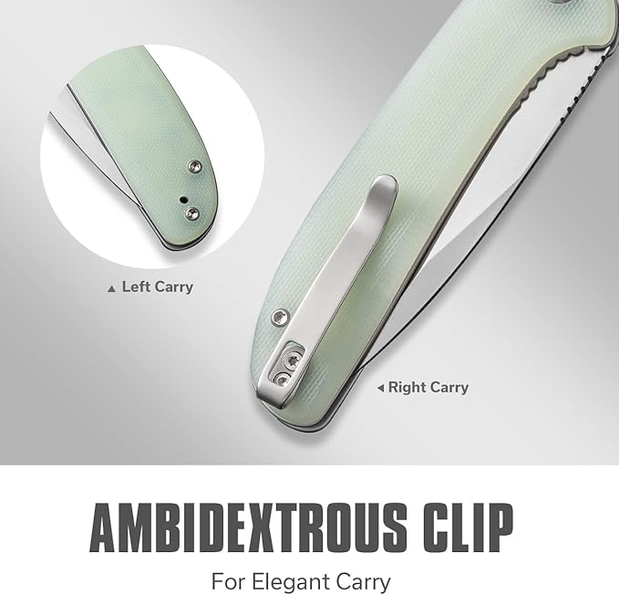 CIVIVI Primitrox Folding Knife for EDC Flipper Pocket Knife with 3.48 Nitro-V Blade G10 Handle for Everyday Carry C23005A-1