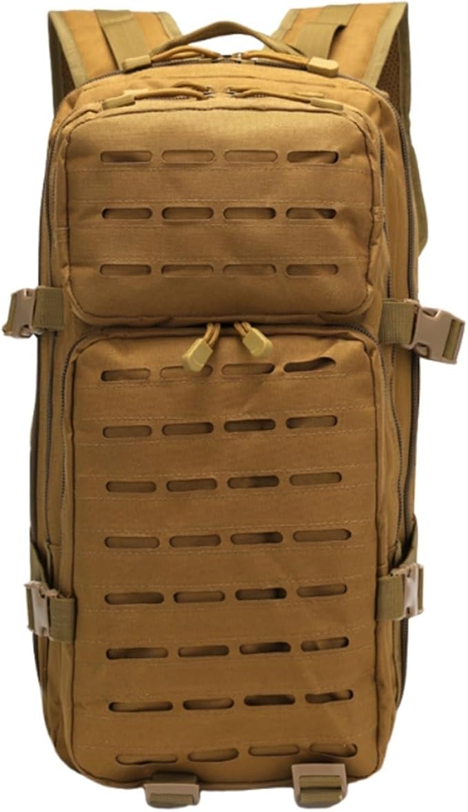 Backpack for Men Camouflage Backpack for Men Outdoor Sports Rucksack for Camping Hiking and Hunting(Brown)