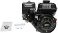 7.5 HP 4 Stroke Gas Engine 210CC Pull Start Petrol Engine Replaces Compatible for Honda GX160 Air Cooled Single Cylinder OHV Gas Engine Motor for Cleaning Machines (Black)