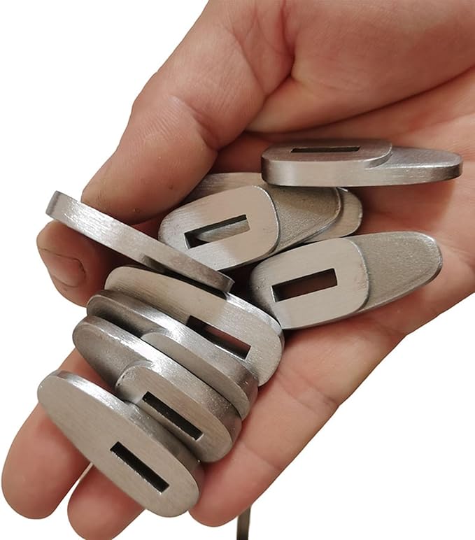 2PCS Casting Stainless Steel Knife Finger Guard Protectors Fit for Home Kitchen Outdoor
