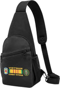 199th Infantry Brigade Vietnam Combat Veteran Chest Pack Leisure Shoulder Crossbody Chest Bag