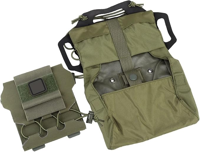 Tactical First Aid Pouch Kit: 0.177kg Ultra-Light Modular Belt/MOLLE/Pack Mount Reinforced Tactical Medic Roll