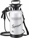 Portable Camping Shower 6L Portable Shower with 10 Modes Sprayer Head and 9.84ft Hose for Garden Picnic Hiking Beach Car Cleaning..