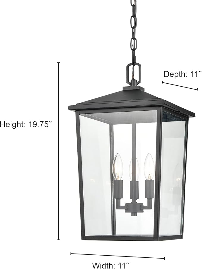 ML Lighting 2973-PBZ Traditional Powder Coat Bronze