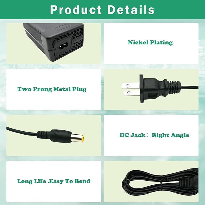 24V 180W Power Supply Charger for jackery 1000 880 Power Compatible with Jackery Explorer 1000 E1000 880 E880 Portable Power Station Solar Generator Replacement KA18024075-6C