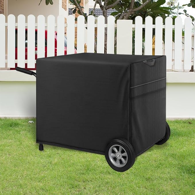 Engine Driven Welder CoverHeavy Duty 1680D Waterproof Welder CoverFits145/185 Model Engine-Driven Welder(26.3H x 21W x 32.2D)
