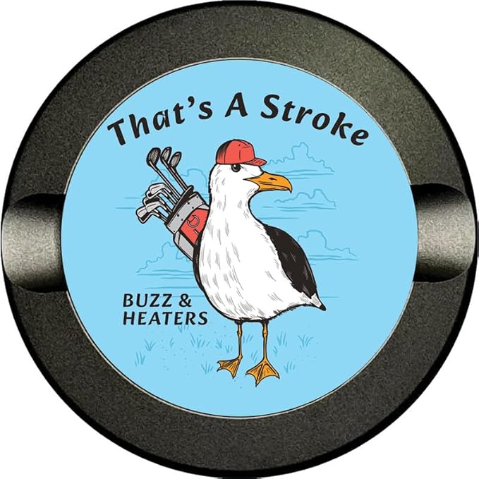 Buzz &amp Heaters Metal Container for Zyn | Metal Holder for Zyn |Metal Can for Zyn | Metal Container for Zyn Holder | Metal Pouch Cans for Zyn | Golf Containers for Zyn | That’s a Stroke Tee Time