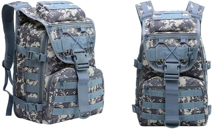 Military Tactical Backpack Army 3 Day Assault Pack Molle Bag Backpacks Hiking Daypacks For Men (ACU)