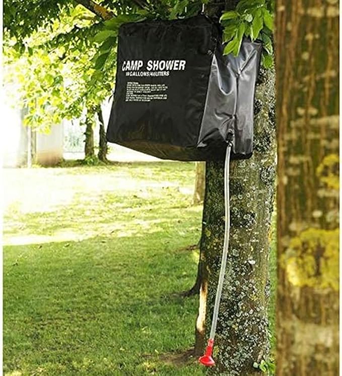 Mil-Tec Portable 40L Solar Shower for Camping &amp Backpacking