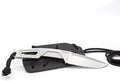 Extrema Ratio - Versa (Satin) Fixed Blade Knife Böhler N690 steel blade hardened to 58 HRC satin finish ergonomic aluminum handle scales reversible pocket clip handcrafted in Italy
